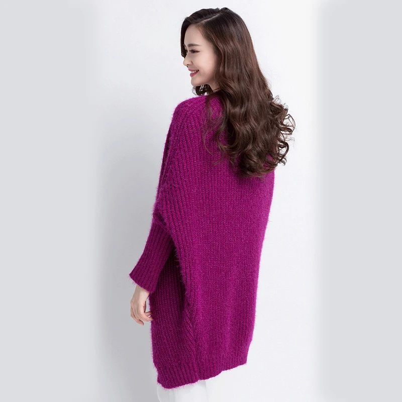 Women 2016 SPRING Clothes Fashion Female Oversize Knitted Cardigan Batwing Sleeve Outwear Tops Casual Loose Sweater Coat |