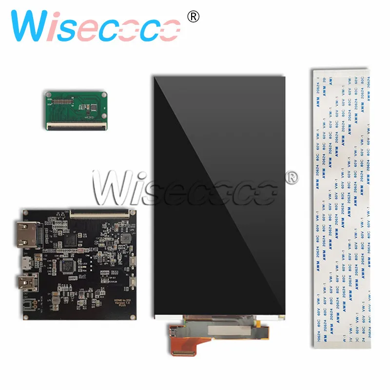 5,5 дюймовый 4K ЖК-экран 2160*3840 ЖК-дисплей с HDMI mipi плата контроллера платы для 3D принтера diy проект