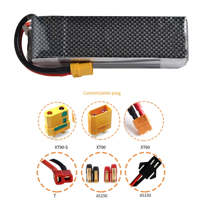 Мощность 6 S 22 2 В 5100 мАч 100C RC насильственные Lipo Акку Max200C литий-полимерный Батарея