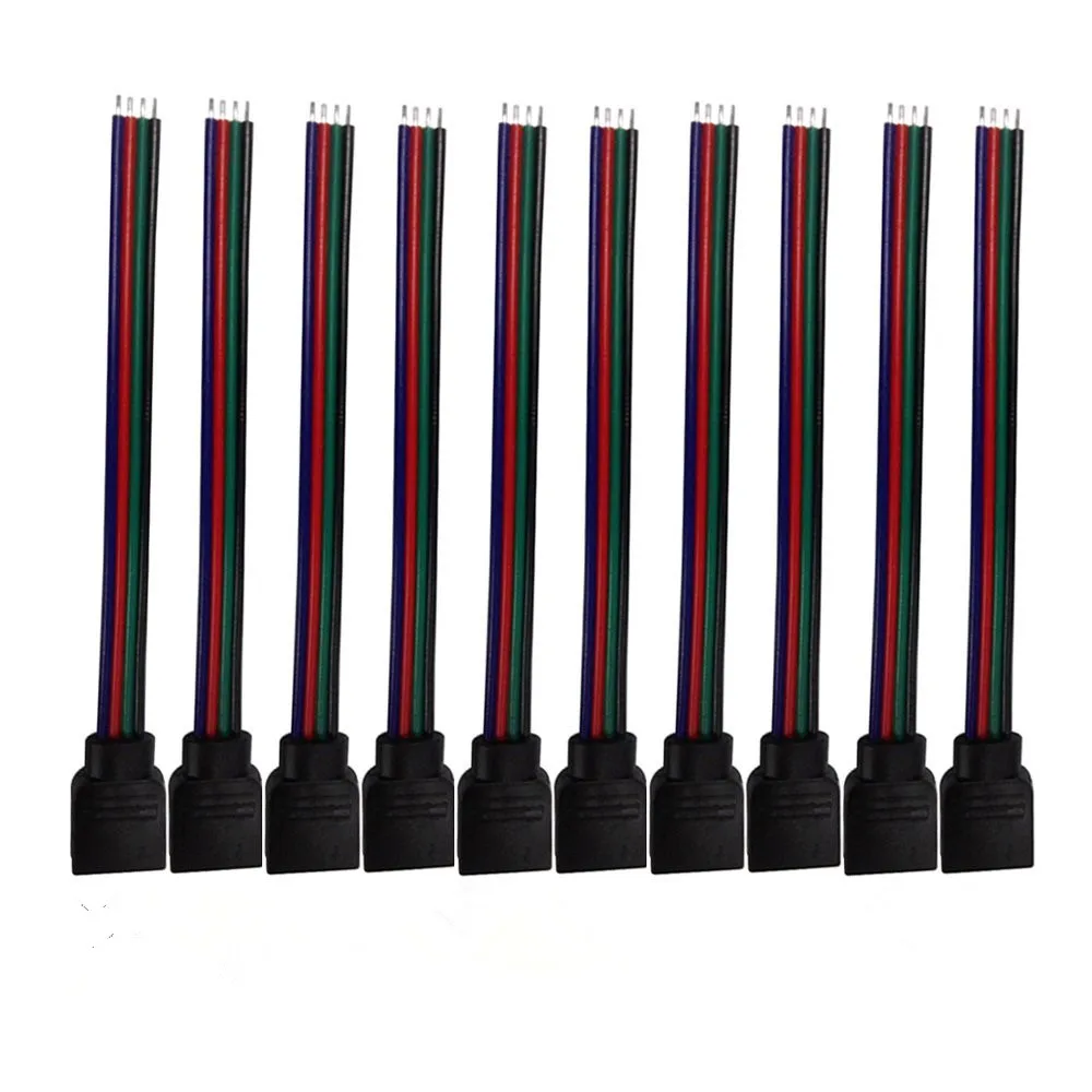 OSIDEN 4 контактный RGB разъем для мужчин и женщин светодиодной ленты 3528/5050 Штекерный