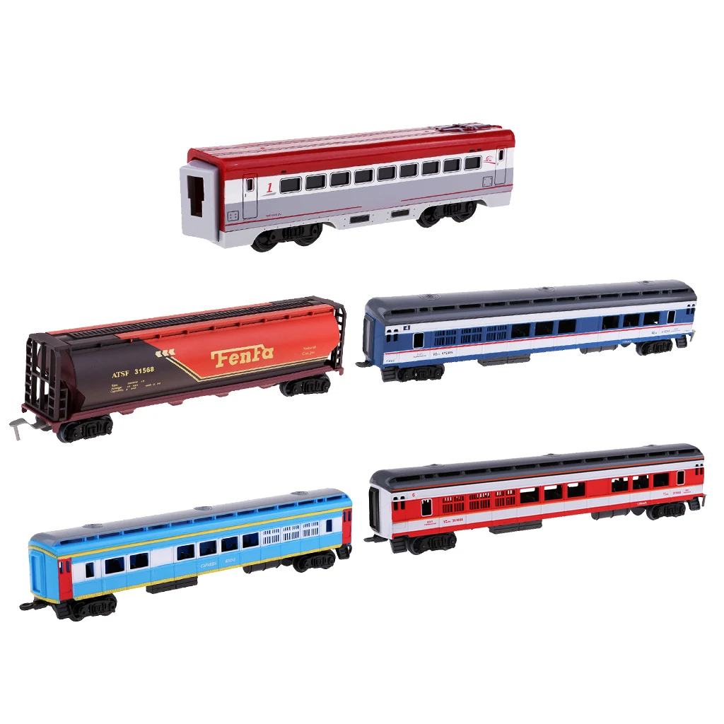 General Train Accessories: Plastic Freight Car Carriage Train Container for Railroad Layout image 6
