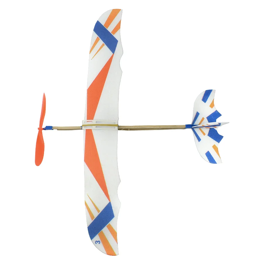 DIY Kids Toys: Rubber Band Powered Aircraft Model Kits for Children - Foam Plastic Assembly Planes Model Science Toy - Perfect Gifts image 4