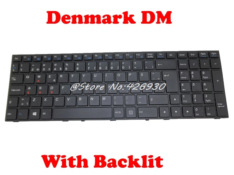 Клавиатура с подсветкой для CLEVO P650RE3 G P650RA P651RE6 P651SE P651RG P655SA P655SE P670RA P671SW