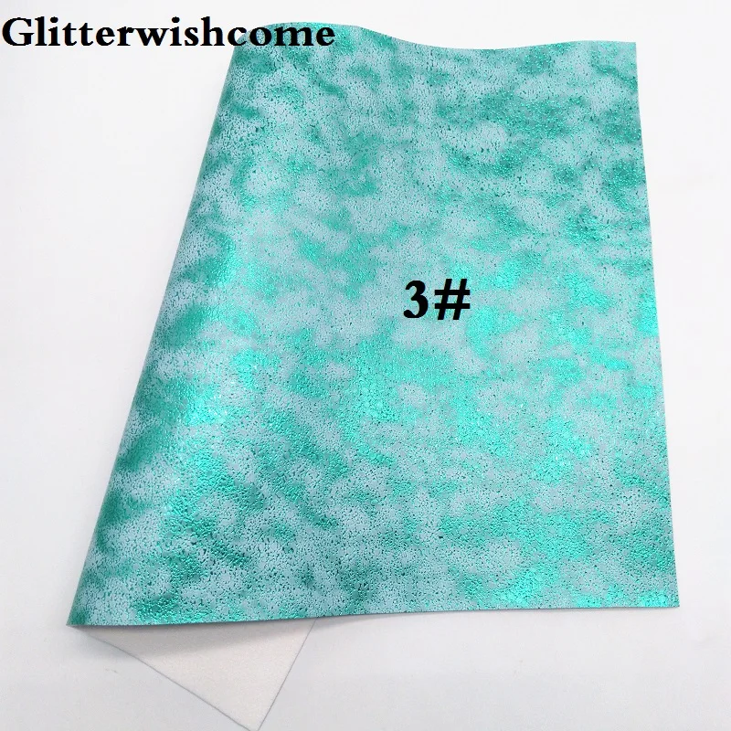 Ткань Glitterwishcome 21x29 см Размер A4 винил для бантов ткань из металлической кожи листы