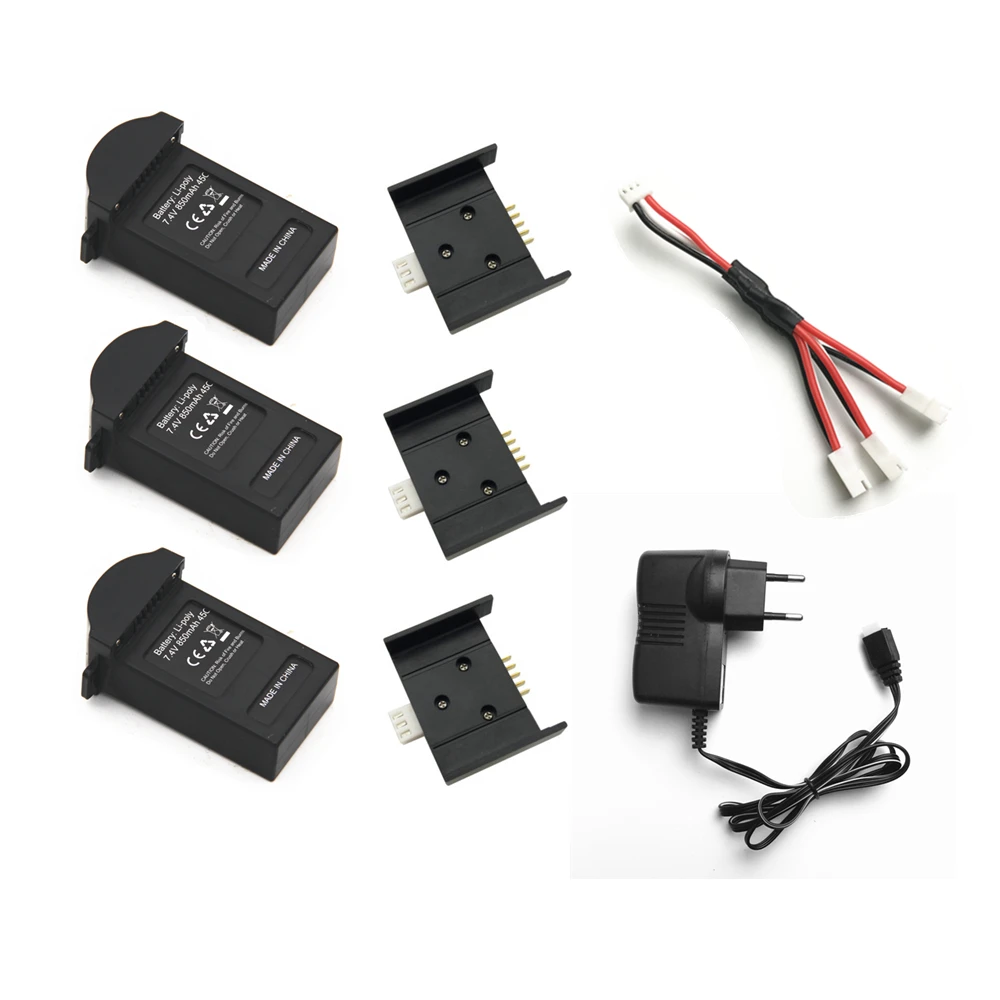 MJX B3 MINI 7,4 V 850 Mah 45C батарея для MJX Bugs 3 MINI EX2mini RC вертолет MJX B3MINI Запчасти для радиоуправляемого вертолета батарея - Цвет: 3PCS SET
