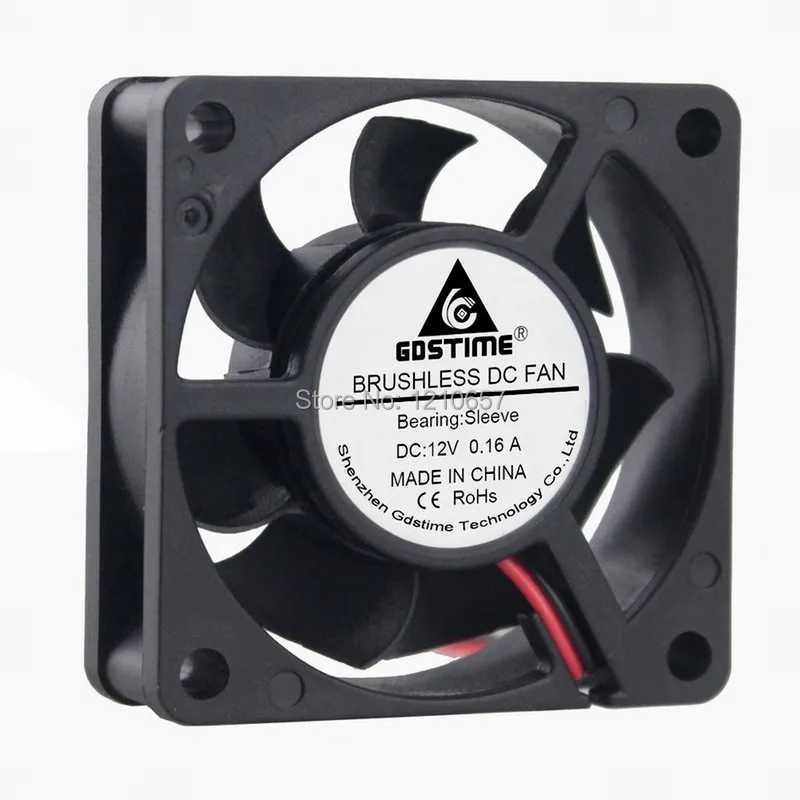 2 шт./партия Охлаждающие вентиляторы 6020 60 х20 мм DC 12 В контакта|fan convector|fan iphoneheatsink