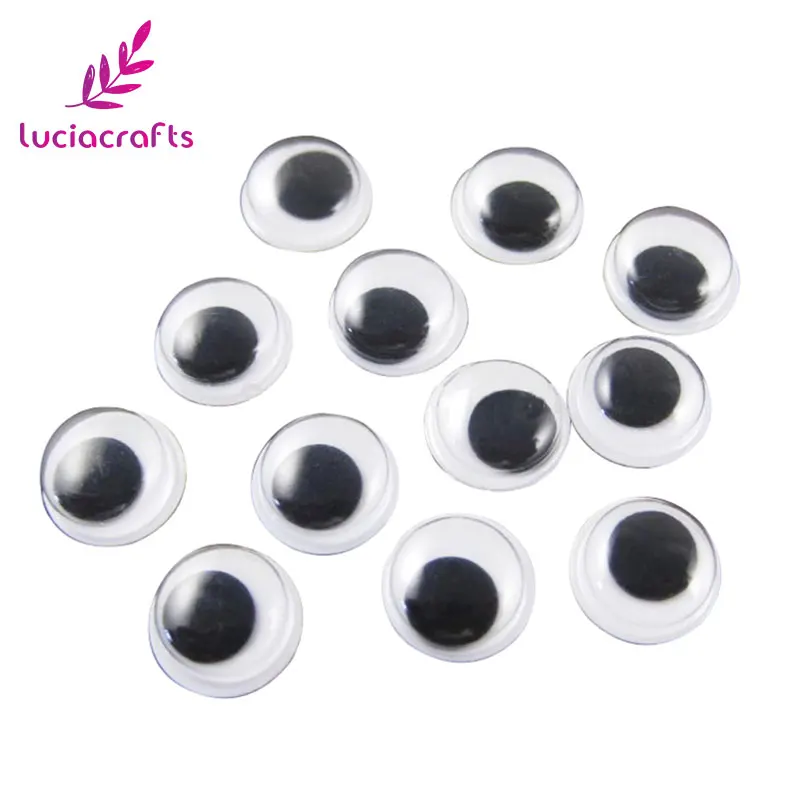 Lucia crafts 5000 шт./пакет 10 мм Пластиковые самоклеящиеся глаза для игрушек куклы DIY аксессуары для скрапбукинга K0811