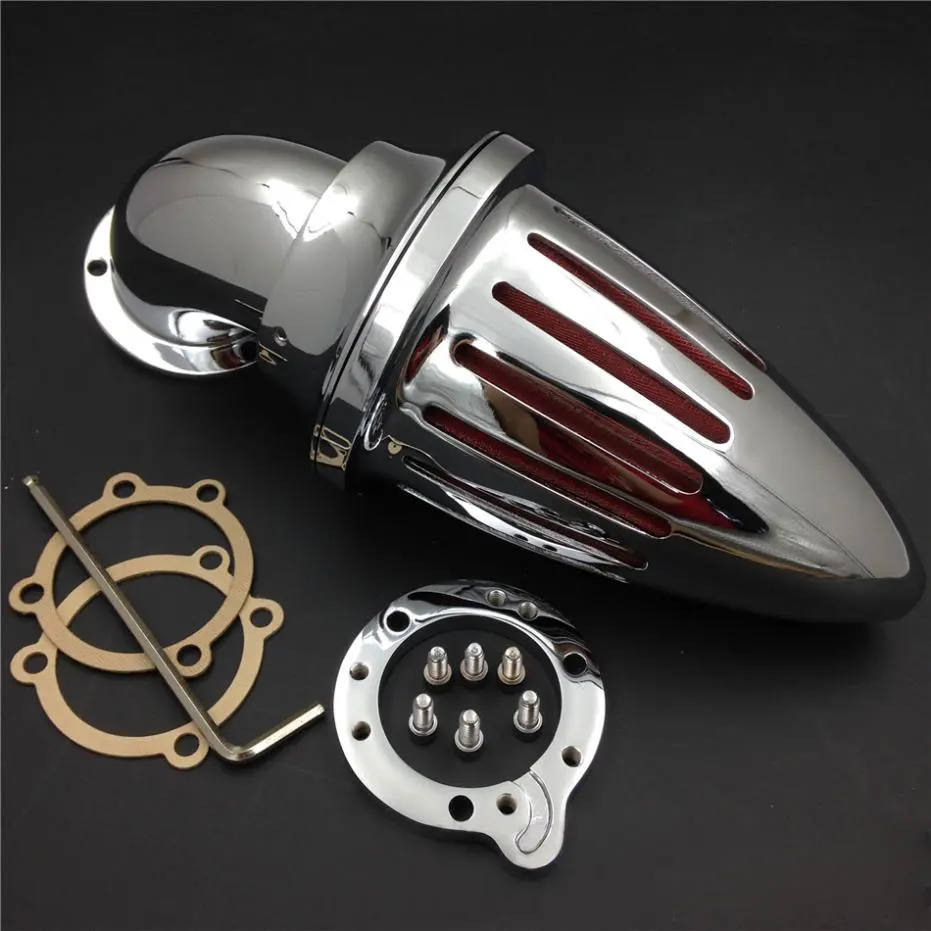 For Harley EVO CV S&ampS Carburetors Custom Sportster XL Touring Spike Cone Motorcycle Air Cleaner Intake Filters Kit Accessories |