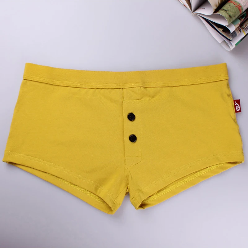 WJ Брендовые мужские боксеры хлопок шорты сексуальное комфортное нижнее белье