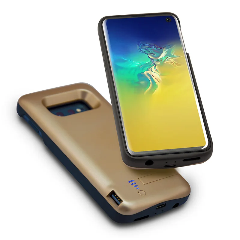 6000 мАч чехол питания для samsung Galaxy S10 Plus S10e ударопрочный аккумулятор зарядное устройство чехол с источником питания резервного копирования usb зарядка power bank