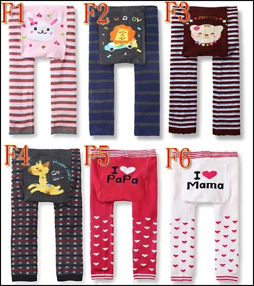 cotton infant baby pants spring kids PP children legging Knitted trousers KZ13 |