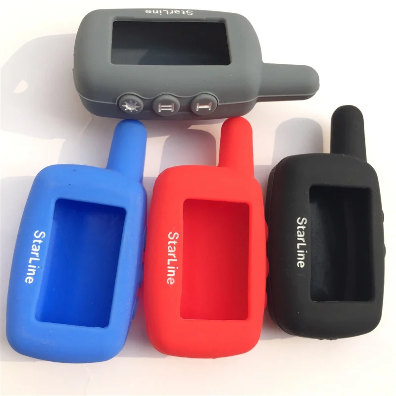 Silicone rubber Case cover For Starline A9 A6 LCD Remote Only Two Way Car Alarm Cover | Автомобили и мотоциклы