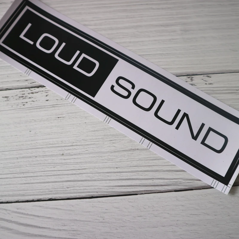 CK2724#23*5см наклейки на авто LOUD SOUND водонепроницаемые машину наклейка для