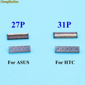 27P 31P ЖК-дисплей FPC разъем для ASUS zenfone 2 ZE500KL Z00ED zenfone2 ZF2 для HTC Butterfly X920E One M7 M8 E8 27pin 31pin
