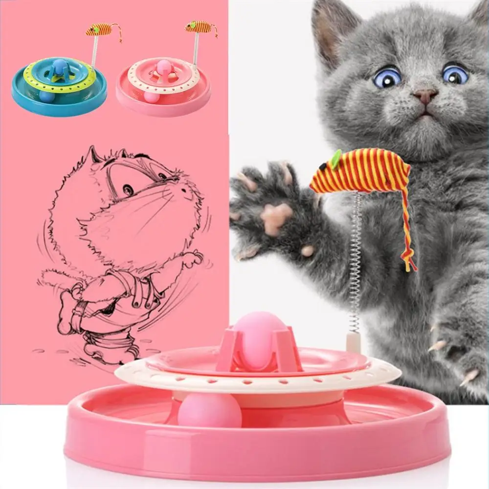 Пластик кошка Обучение игрушки пластина Весна Cat интерактивные
