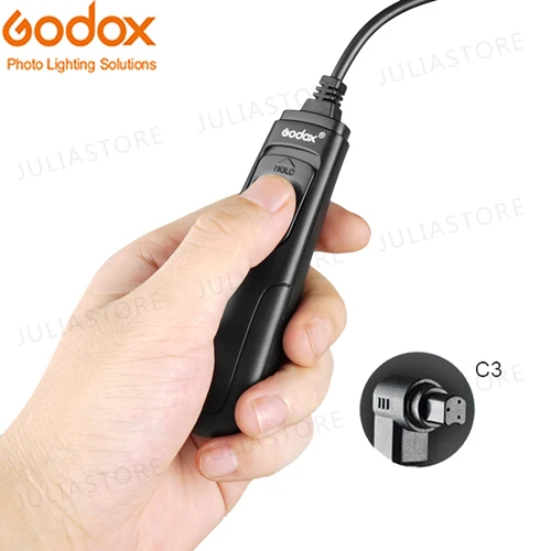 Godox RC-C1/C3/N1/N3/S1 DSLR удаленный шнур управления спуском затвора камеры кабель для Canon Nikon sony - Цвет: RC-C3
