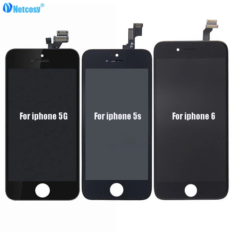 Для iphone 6S 6 5S 5SE 5G ЖК дисплей + кодирующий преобразователь сенсорного экрана в