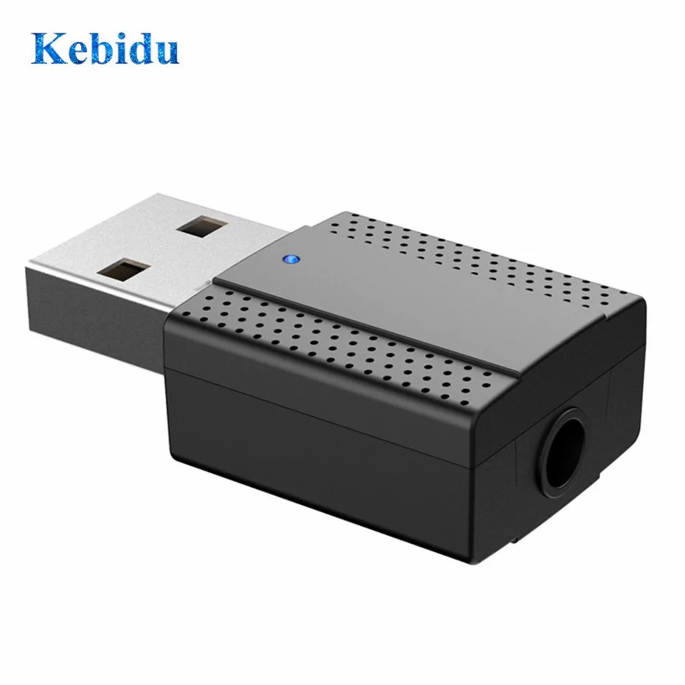 KEBIDU 5 0 Bluetooth USB передатчик приемник беспроводной адаптер 3 мм Мини AUX аудио для