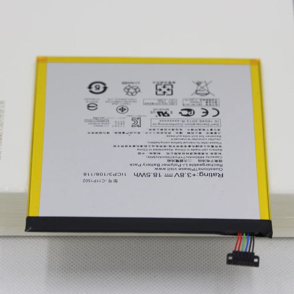 ISUNOO 2 шт./лот 4890 мА/ч C11P1502 запасная батарея для ASUS ZenPad 10 Z300CG Z300CL P01T Z300M Z300C P023 1