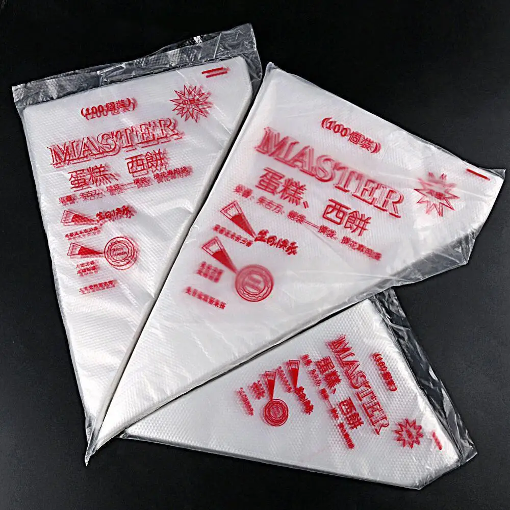 100 шт./упак. одноразовые Кондитерские пакеты сумка для цветов инструменты