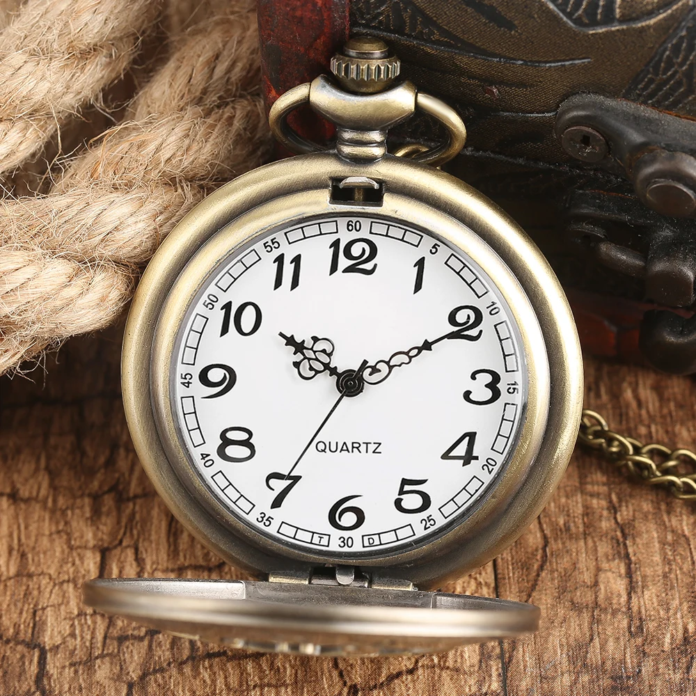 

Taurus Pendant Cattle Case Watch for Men Women Quartz Pocket Watches Vintage Popular Constellations Clock Necklace with Chain