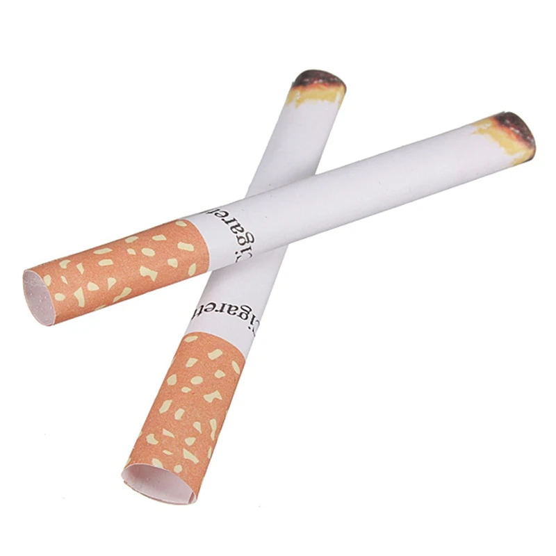 Розыгрыш Magic Новинка Trick 2 шт. поддельные сигареты услышав эффект дыма горит end