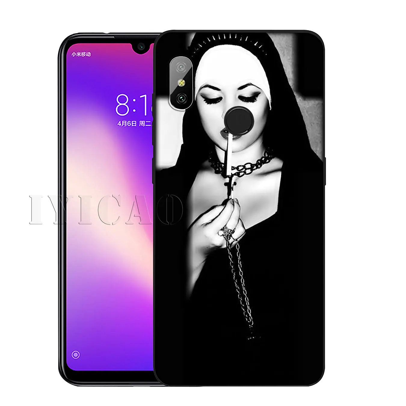 IYICAO Sister nun Модный мягкий силиконовый чехол для телефона Xiaomi Redmi K20 8A 7A 6A 5A S2 4X 4A GO Note 8