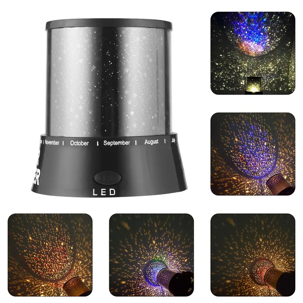 5 шт. Ночь Romatic подарков Космос Звезда небо Мастер проектор Звездная ночь свет