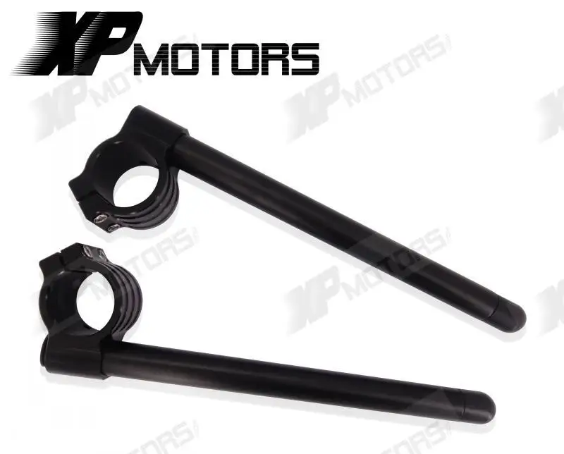 Мотоцикл Новый Пара 7/8 &quotРули Clip On 50 мм Черный Для Suzuki GSX R600 1994 1995 1996|motorcycle guard|new