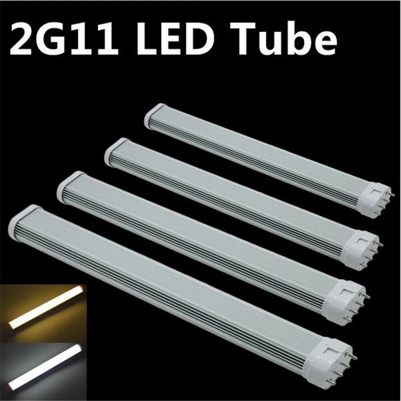 Лучшая Светодиодная лампа 2G11 трубка светодиод 12 Вт 15 18 25 SMD2835 диффузионная крышка