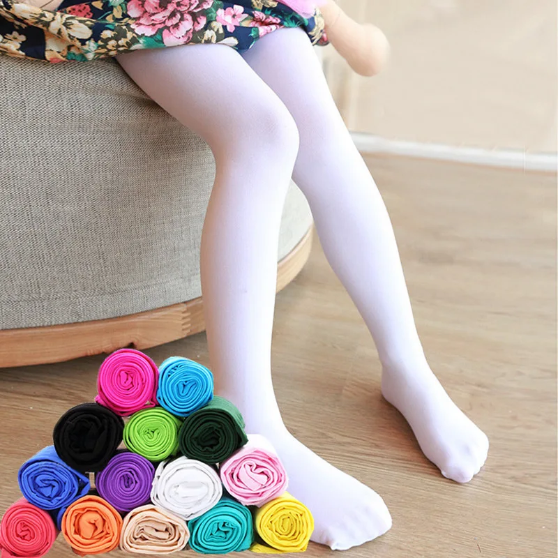 

Baby Tights Pantyhose Kids tights Knee Fake Velvet Stocking White Ballet Dance Children's Princess Girl Tights Stockings 0-14T