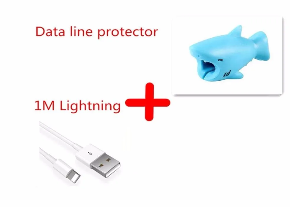 USB кабель для телефона для IPhone XS Max XR X 8 7 6 IPad Air 2 Мобильный телефон Быстрая зарядка с кабелем намотки милые животные укусы - Цвет: Mouse
