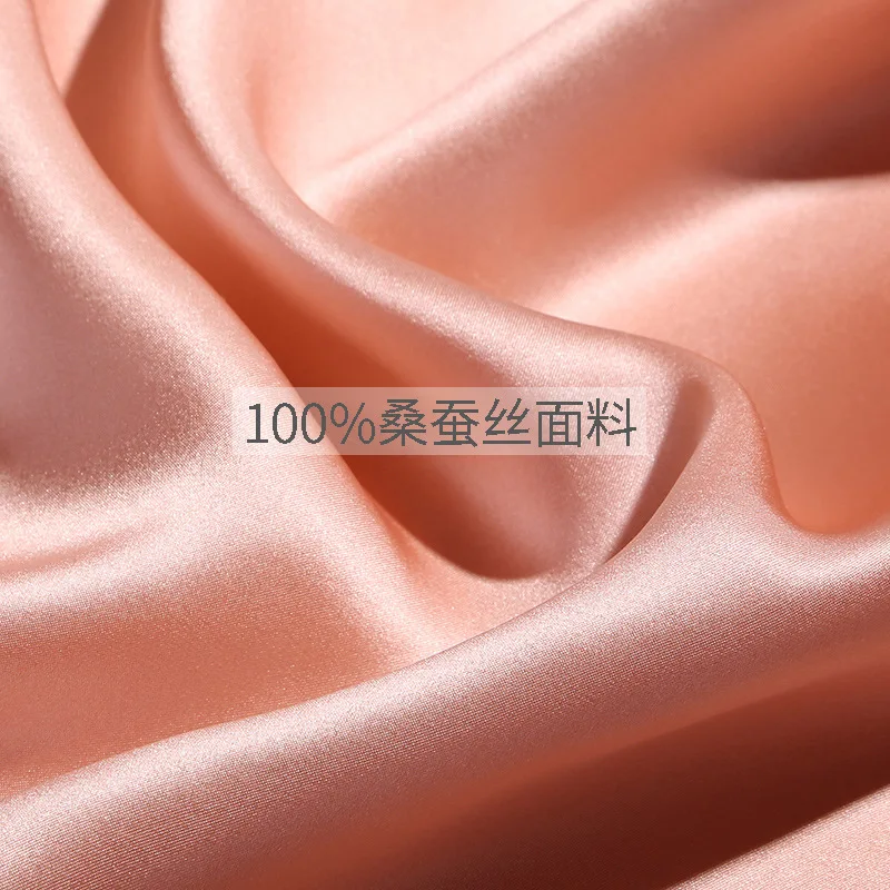 T77171 New Fashion Silk Pajamas Women Summer Clothing two-piece 100% Silk Sleepwear spring and Autumn Pajama Sets