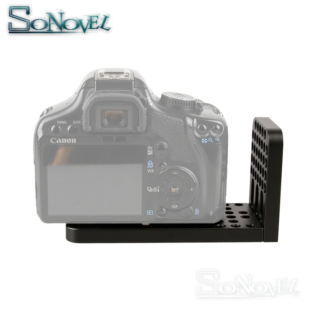 Быстроразъемный l-образный кронштейн 3/8 &quot1/4&quot винтовое крепление для Canon Nikon Sony