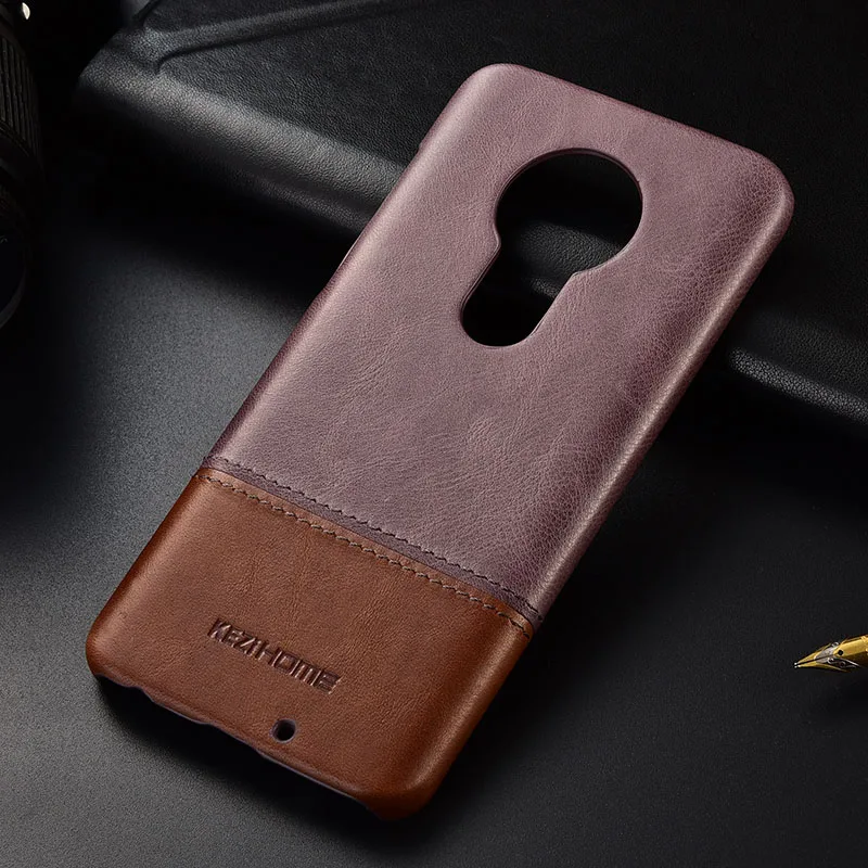 Keizhome чехол для Motorola G7 Power из натуральной кожи противоударный телефона Чехлы