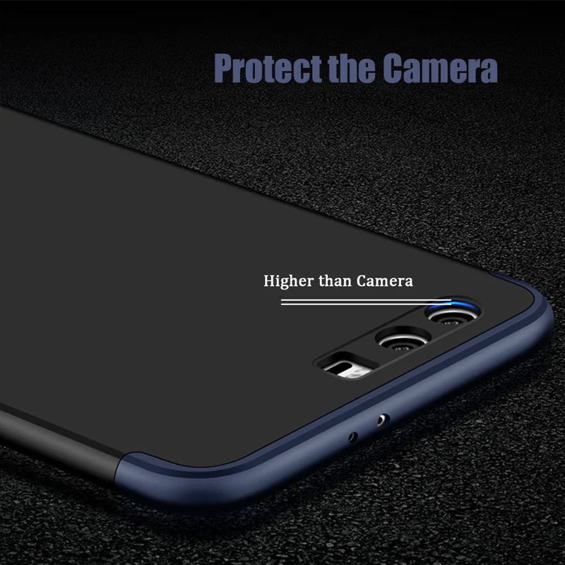 Чехол с полной защитой 360 для Huawei Honor 9 Lite оригинальный жесткий чехол ПК защитный