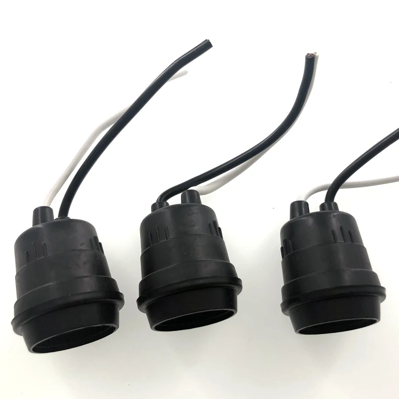 

1PCS E27 Plastic Holder Base Screw Light Bulb Lamp Socket Retardant Durable Material Safe High Quality