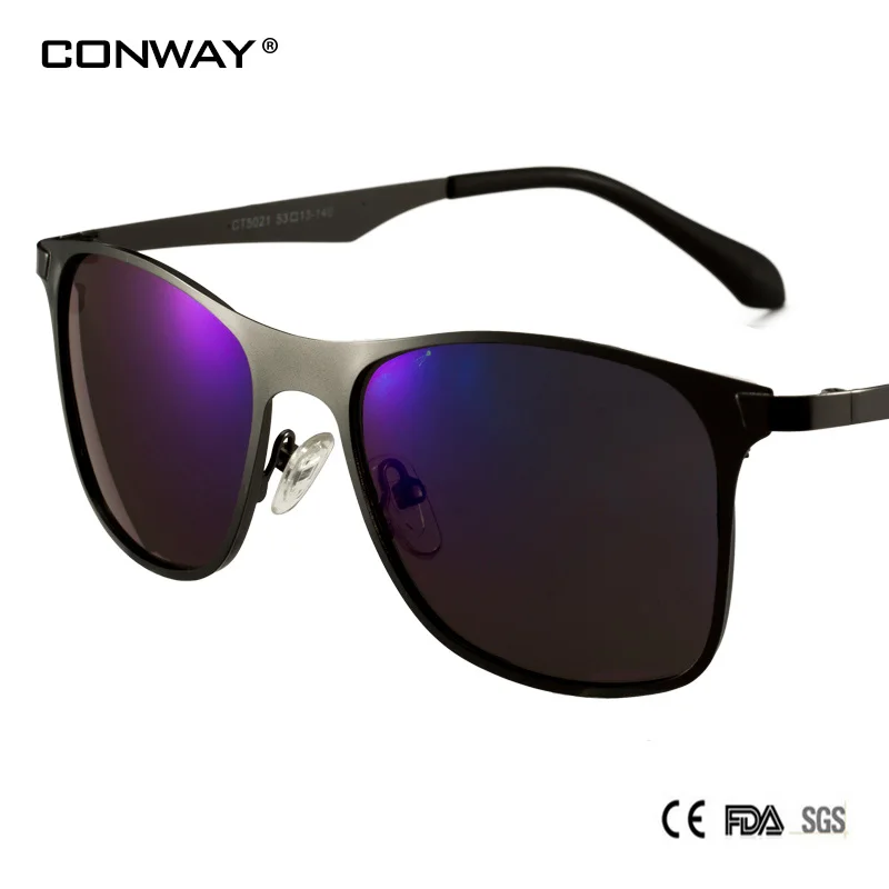 Конвей Мода 2017 г. поляризованных солнцезащитных очков Брендовая Дизайнерская