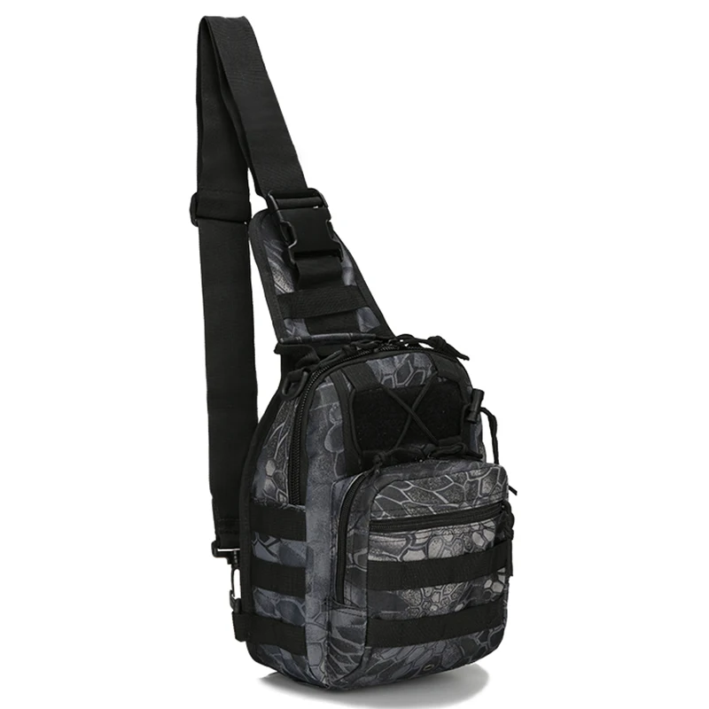 

Nylon Men Chest Bags Motorcycle Shoulder Messenger Cross Body Bag Riding Casual Rucksack Male Military Assualt Sling Back Pack
