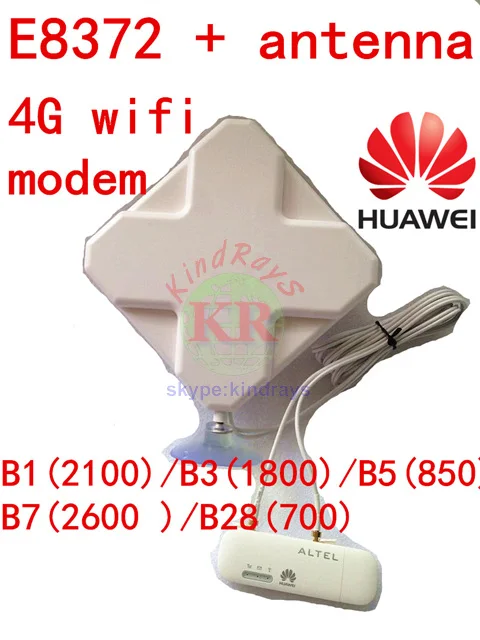 Разблокированный 4g Модем Huawei E8372 с антенной usb Wi Fi модем полоса 28 E8372h 608 dongle 3g
