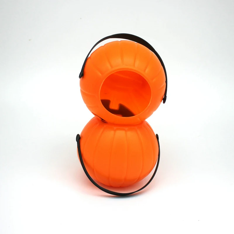 10 шт./лот Хэллоуин реквизит игрушки Тыква горшок портативный цилиндр с лицом