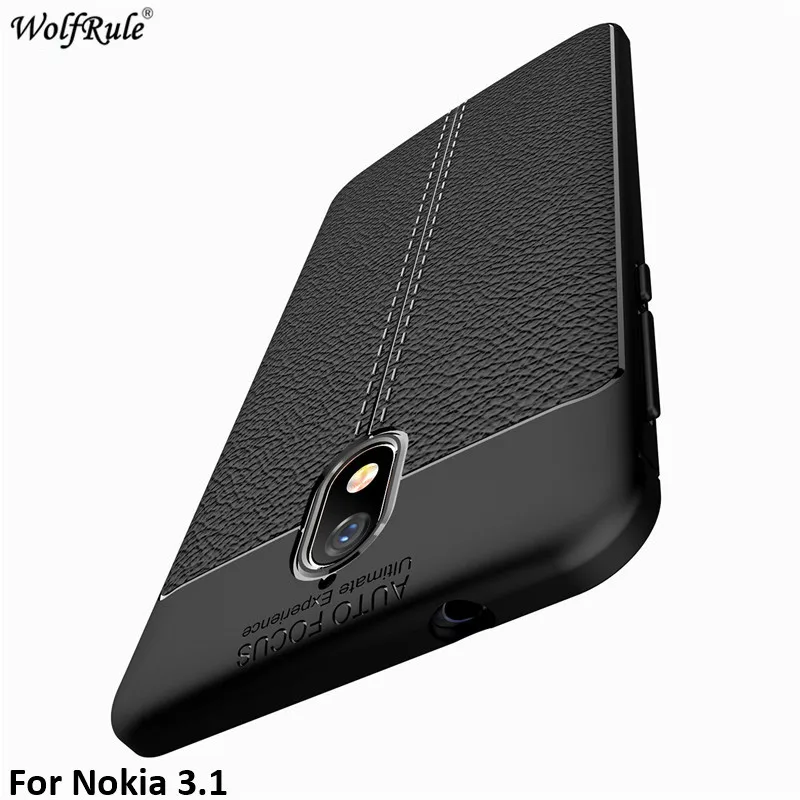 Силиконовый чехол для телефона Nokia 3 1 Чехол Мягкий бампер Защитная задняя крышка
