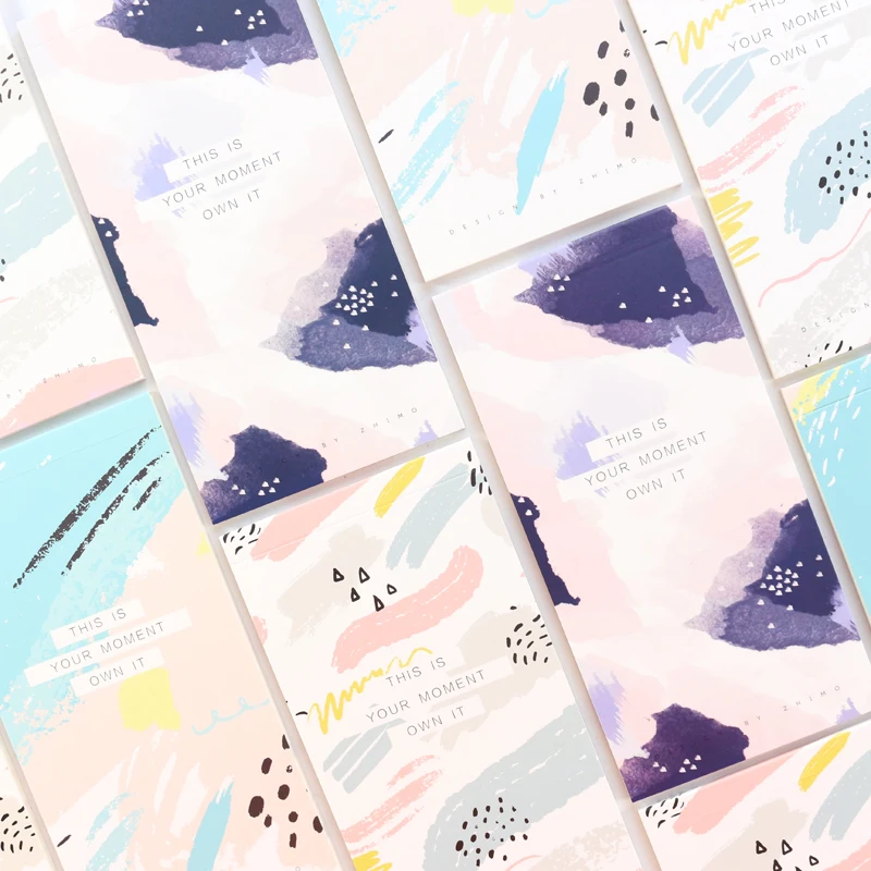 Domikee новые милые красочные офисные и школьные памятки канцелярские