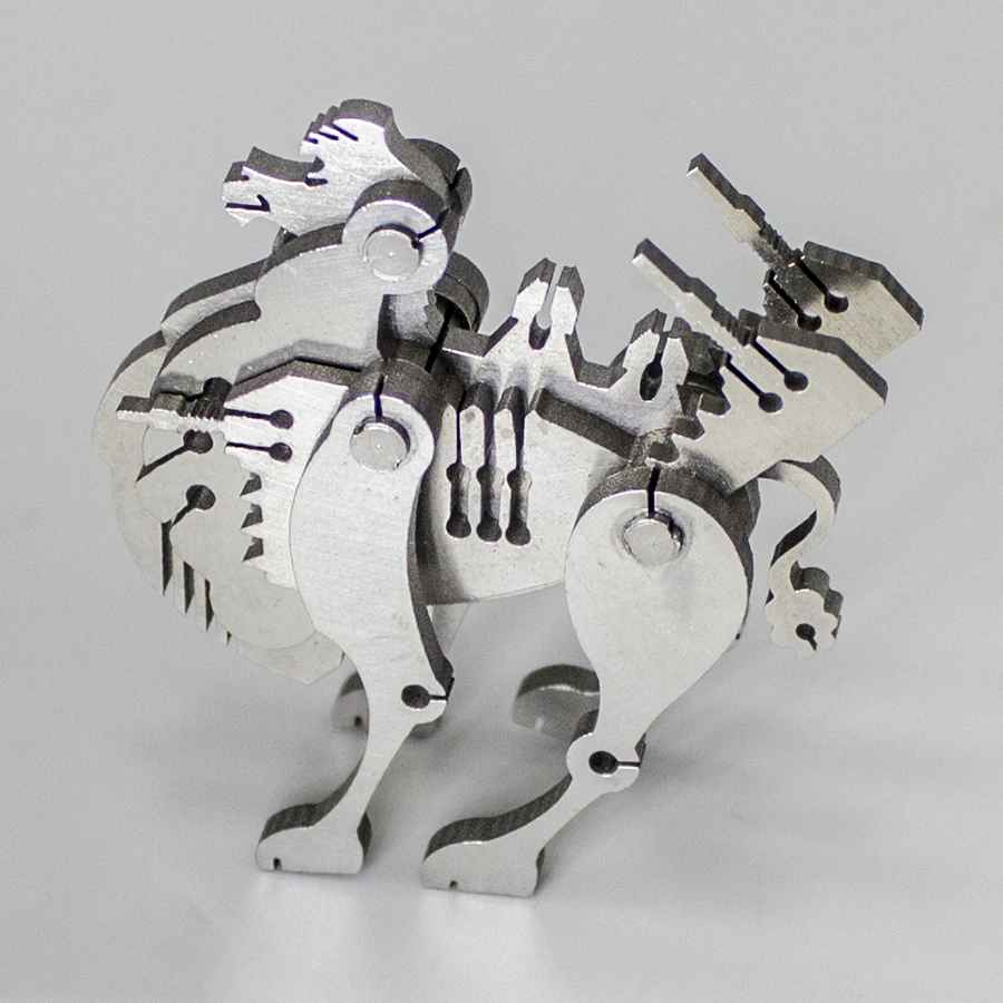 

Camel 3D Steel Metal Joint Mobility Miniature Model Kits Puzzle Toys Children Boy Splicing Hobby Building