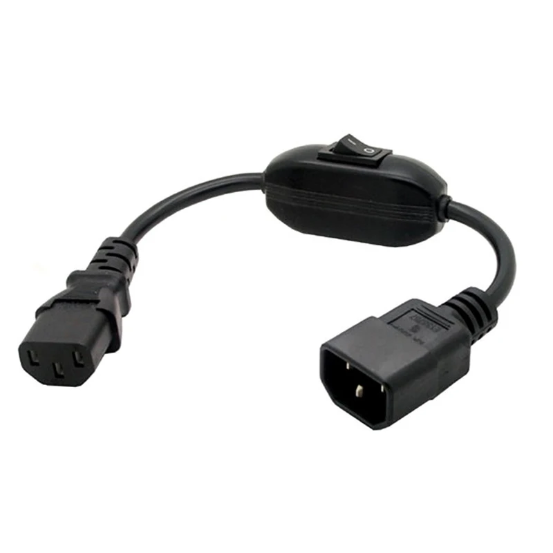 0 3 м короткие C14 C13 расширение Мощность шнур IEC 320 женский мужской 10A с