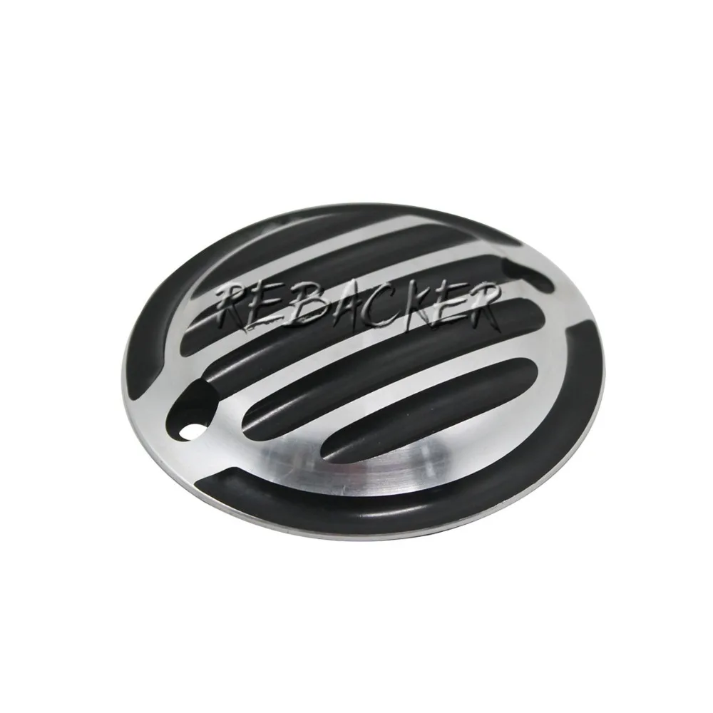 Чехол Дерби для таймера крышка проверки мотоцикла CNC алюминиевая черная и белая