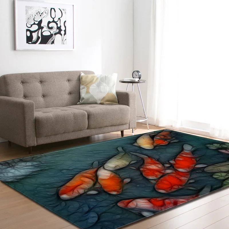 Салон 3D принт с геометрическим узором ковры для Гостиная большой площади Спальня