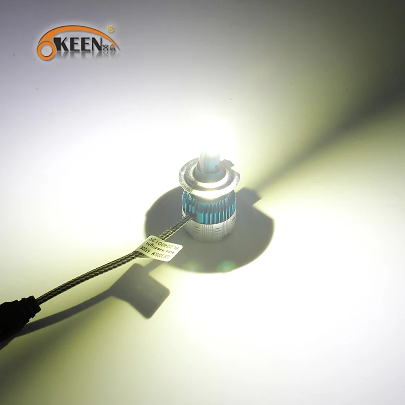 OKEEN 2 шт. 60 Вт 8000LM H7 светодиодный лампы для передних фар H4 H1 9005/HB3 9006/HB4 H8 H9 H11