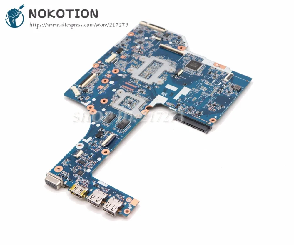 NOKOTION DAX63CMB6C0 855565-601 855565-001 аккумулятор большой емкости для hp Probook 450 G3 Материнская плата ноутбука SR2EZ I7-6500U R7 M340 видеокарта