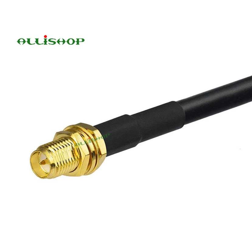 RF LMR200 Pigtail кабель с низкой потерей RP TNC штекер к SMA Гнездовой разъем коаксиальной